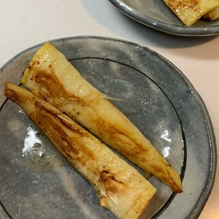 たけのこのバター醤油焼き　キャンプにもおすすめ